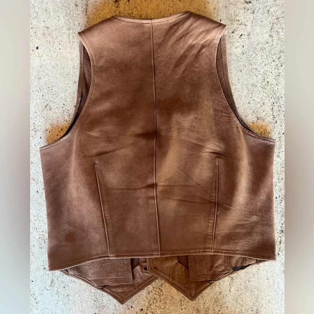 Ralph Lauren RRL Double RL leather vest - Picture 5 of 6